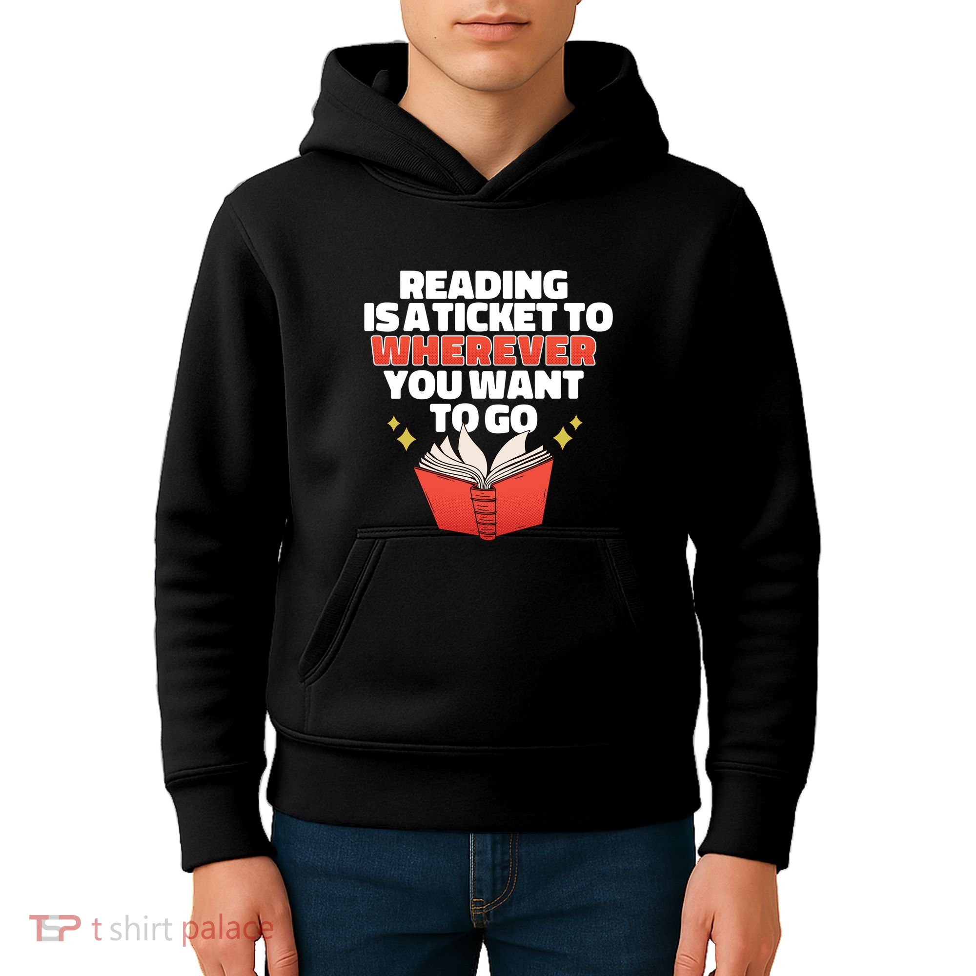Reading Imagination Kids Hoodie