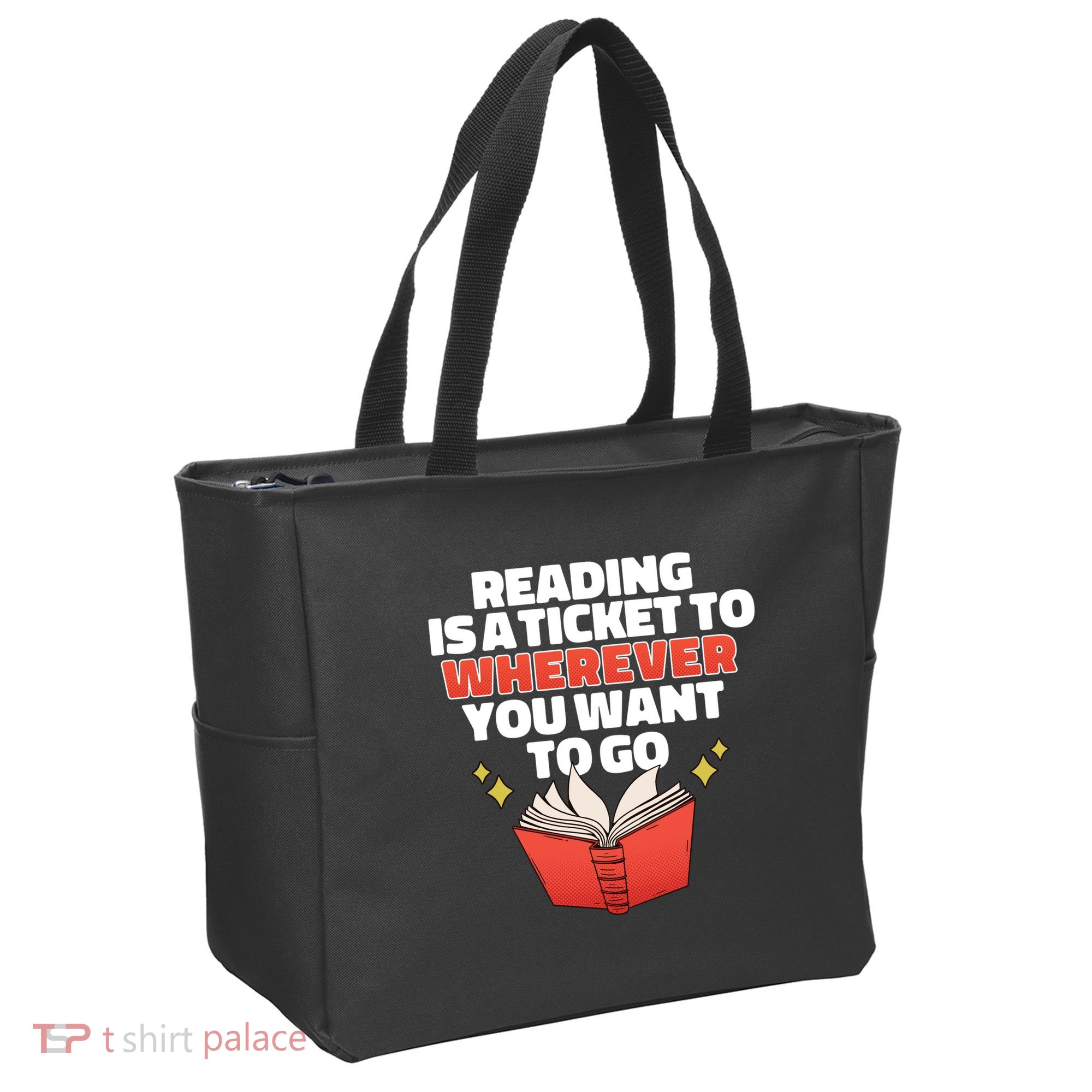 Reading Imagination Tote Bag