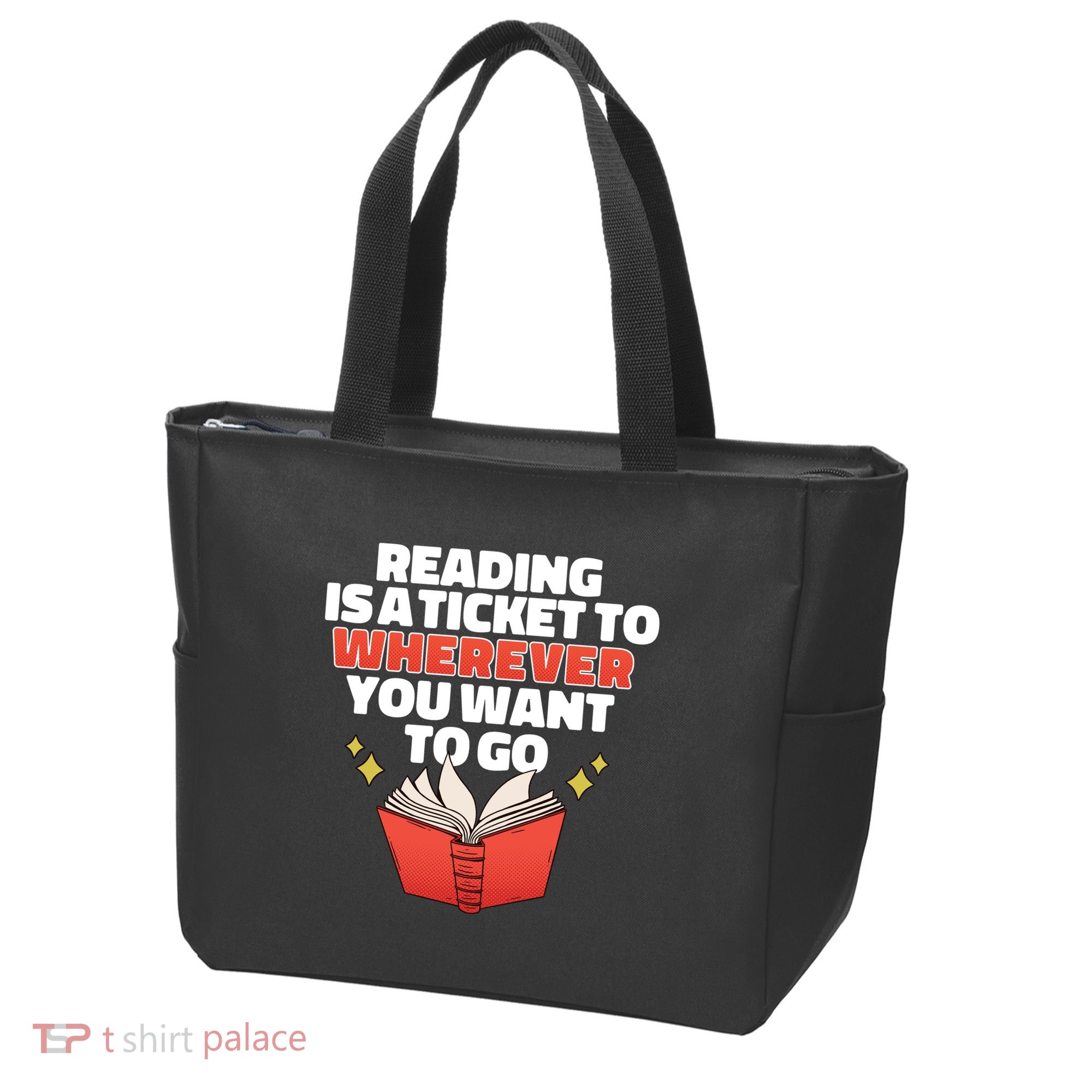 Reading Imagination Tote Bag