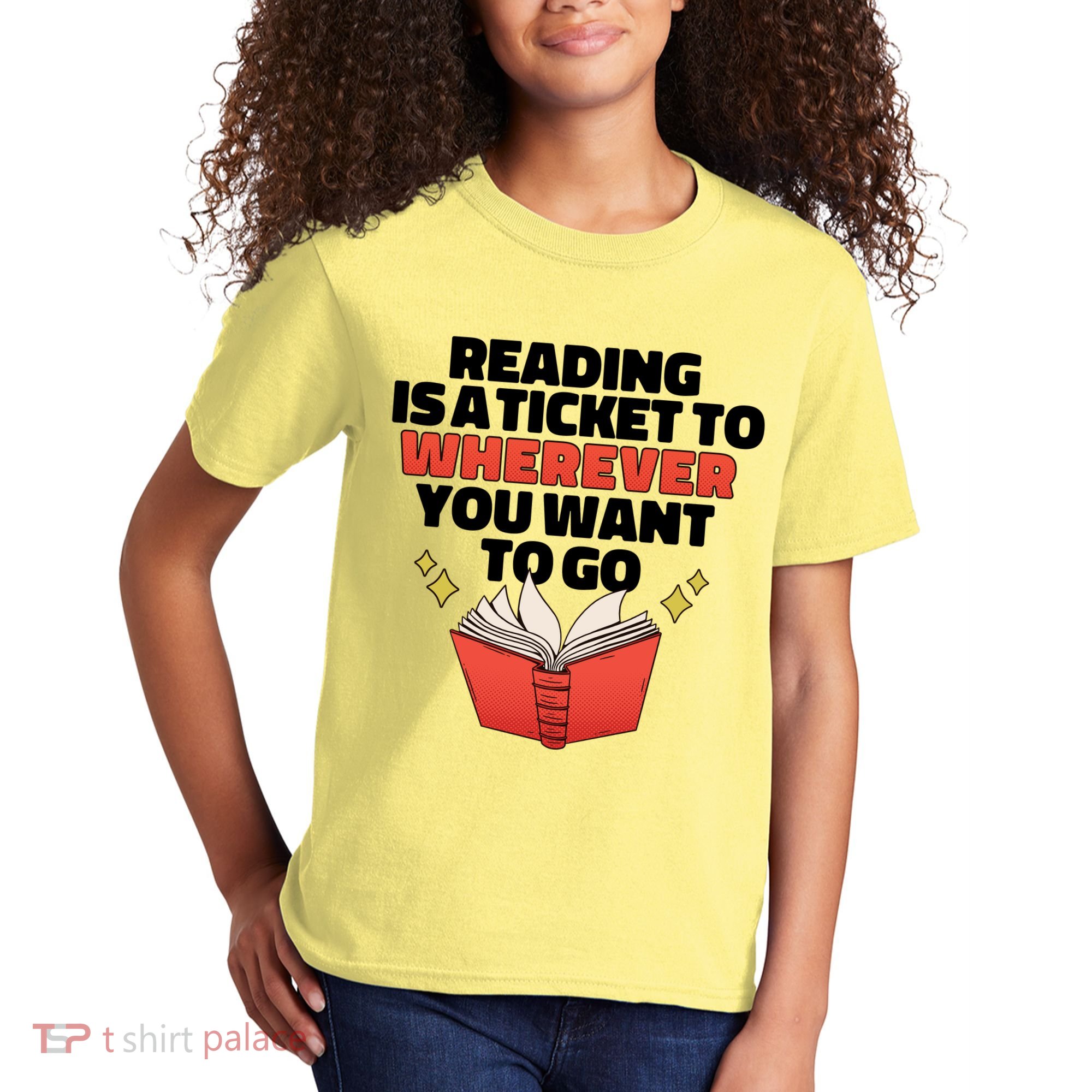 Reading Imagination Kids T-Shirt