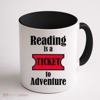 Reading Is An Adventure Coffee Mug thumb 1