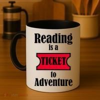 Reading Is An Adventure Coffee Mug thumb 4