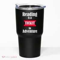 Reading Is An Adventure Tumbler thumb 0