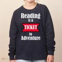 Reading Is An Adventure Women's Sweatshirt thumb 0