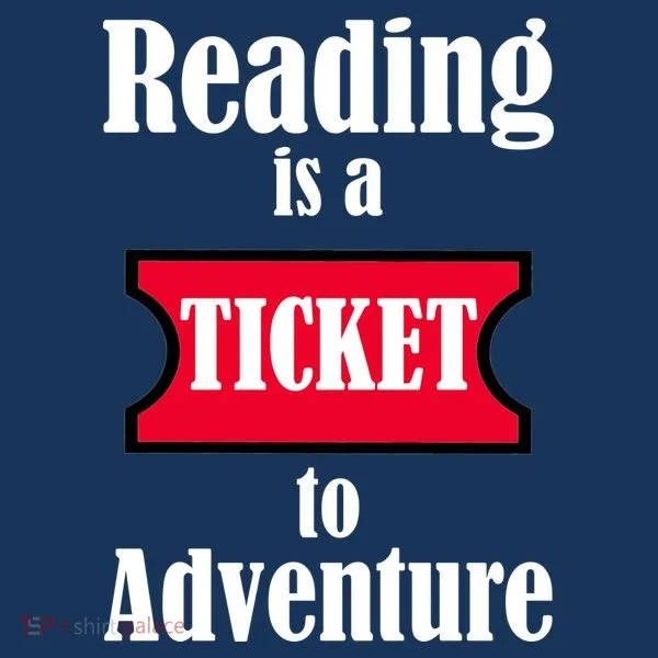 Reading Is An Adventure Doggie Tank