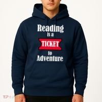Reading Is An Adventure Hoodie thumb 2