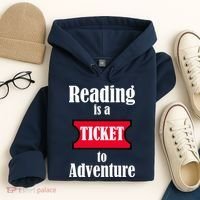 Reading Is An Adventure Hoodie thumb 4