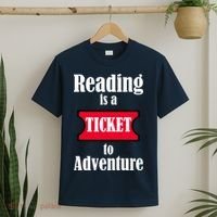 Reading Is An Adventure T-Shirt thumb 2