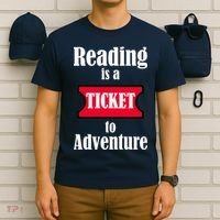 Reading Is An Adventure T-Shirt thumb 6