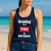 Reading Is An Adventure Women's Tank Top thumb 2
