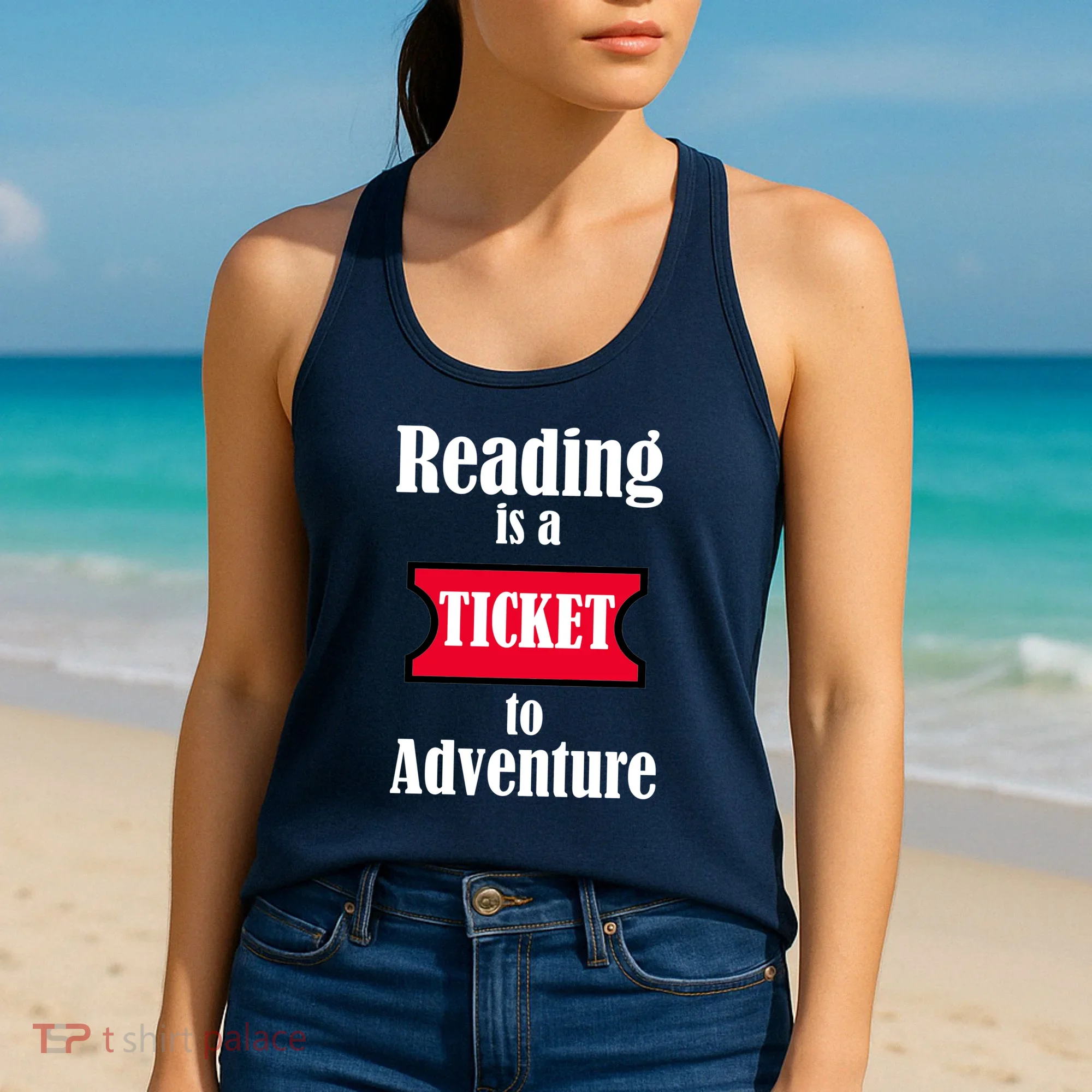 Reading Is An Adventure Women's Tank Top