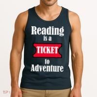 Reading Is An Adventure Tank Top thumb 3