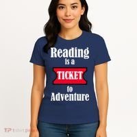 Reading Is An Adventure Women's T-Shirt thumb 4