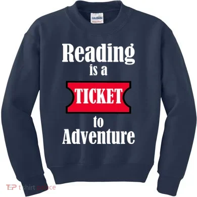 Reading Is An Adventure Kids Sweatshirt