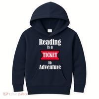 Reading Is An Adventure Kids Hoodie thumb 0