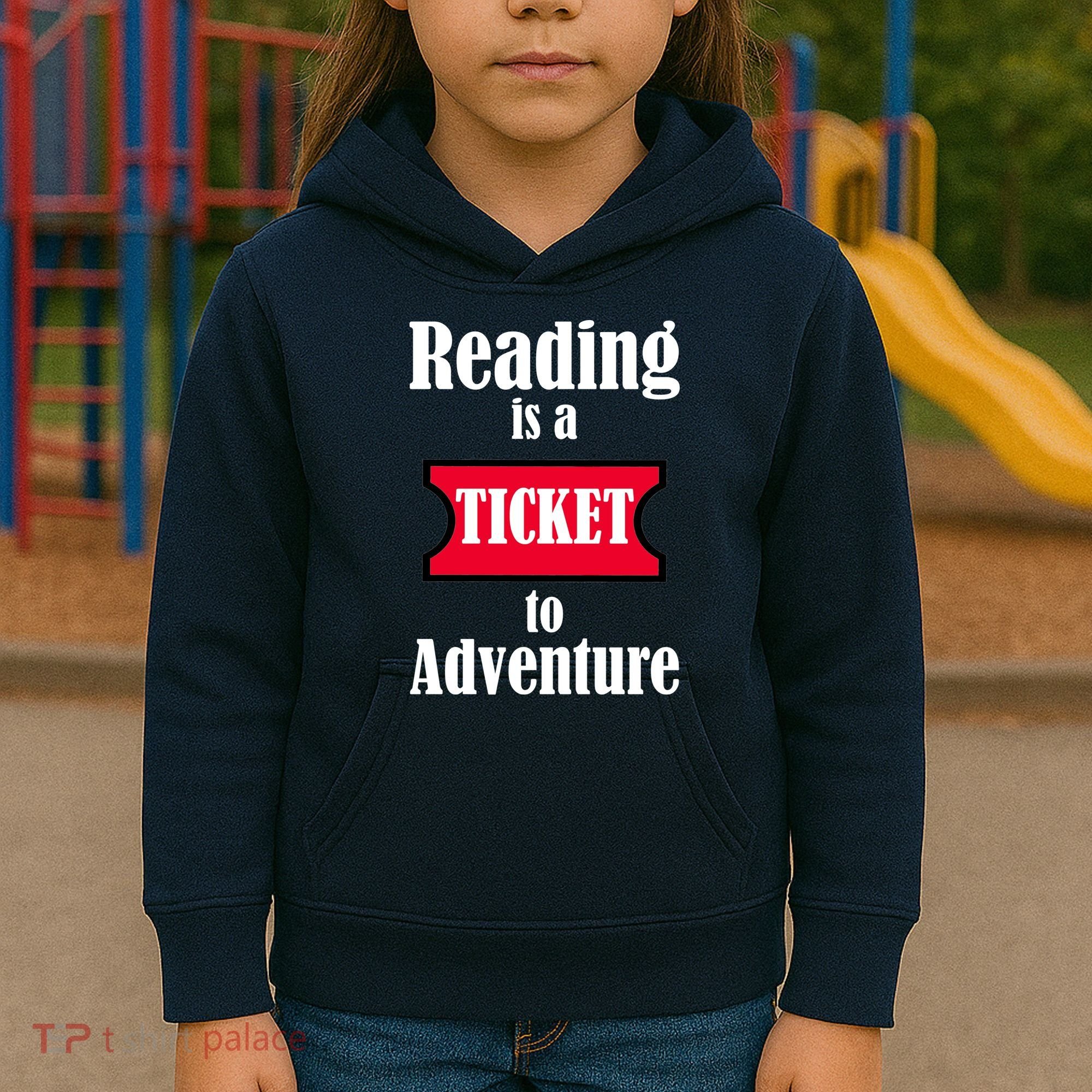 Reading Is An Adventure Kids Hoodie