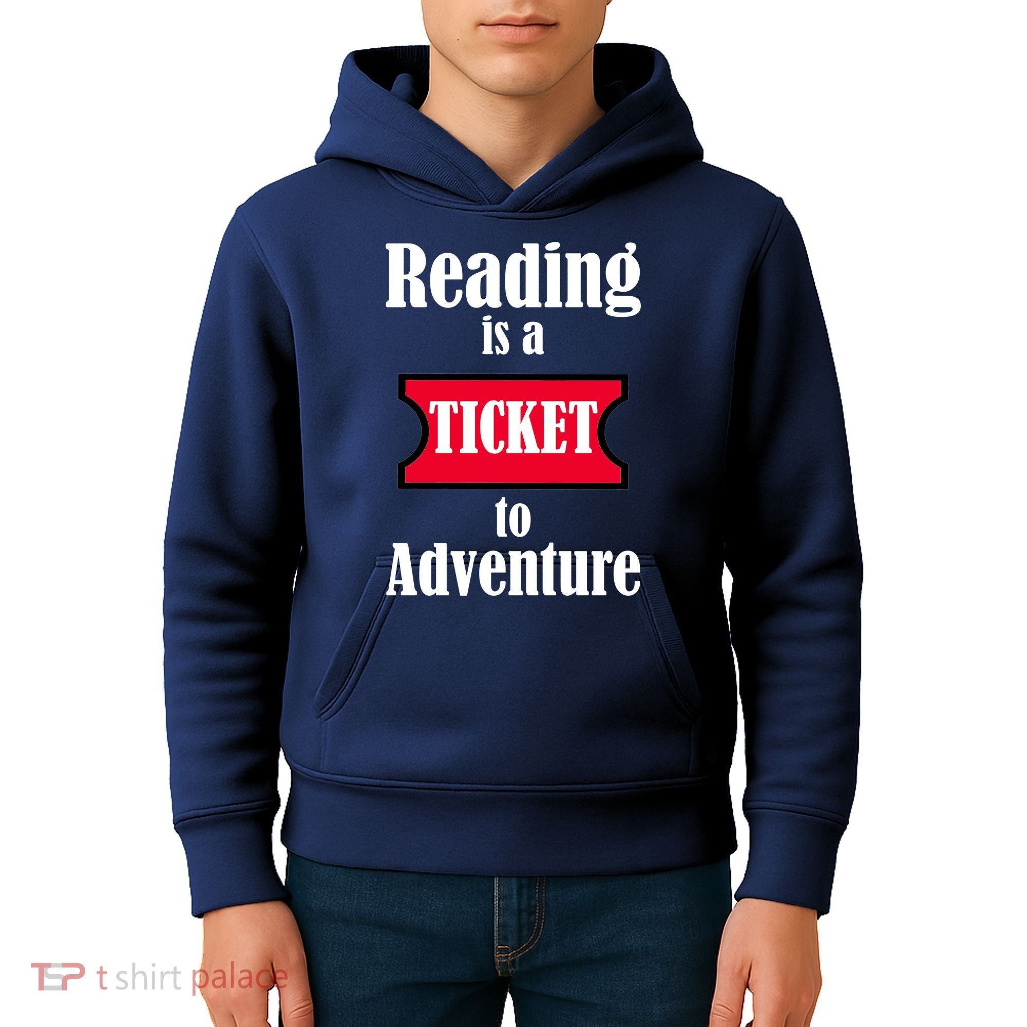 Reading Is An Adventure Kids Hoodie