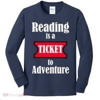 Reading Is An Adventure Kids Long Sleeve Shirt thumb 0