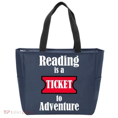 Reading Is An Adventure Tote Bag