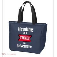 Reading Is An Adventure Tote Bag thumb 3