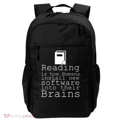Reading Is How Humans Download New Software Backpack