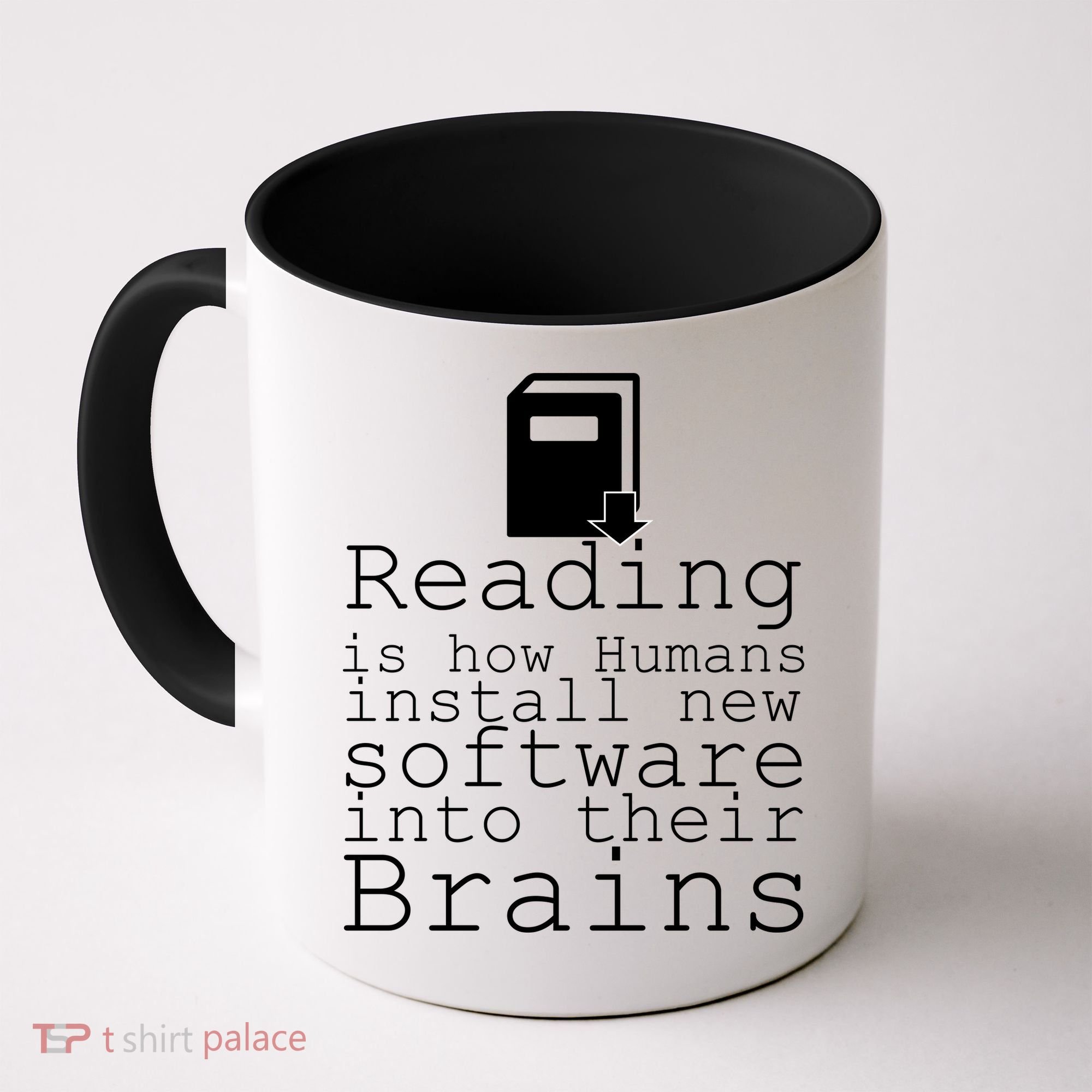Reading Is How Humans Download New Software Coffee Mug