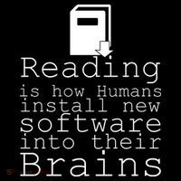 Reading Is How Humans Download New Software Ornament thumb 1