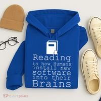 Reading Is How Humans Download New Software Hoodie thumb 4