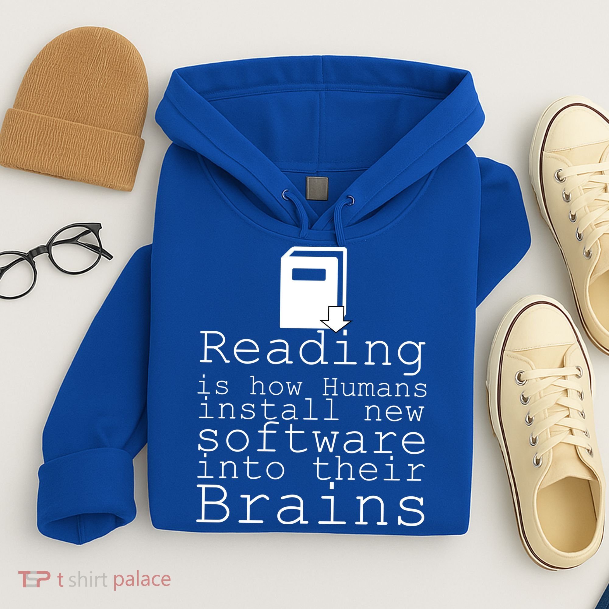 Reading Is How Humans Download New Software Hoodie