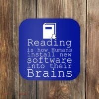 Reading Is How Humans Download New Software Coaster thumb 0