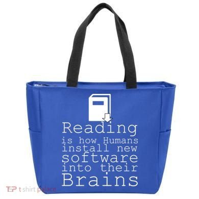 Reading Is How Humans Download New Software Tote Bag