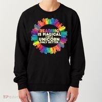 Reading Is Magical Like A Unicorn Only Better Women's Sweatshirt thumb 0
