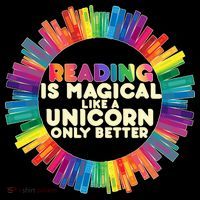 Reading Is Magical Like A Unicorn Only Better Ornament thumb 1