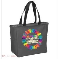 Reading Is Magical Like A Unicorn Only Better Tote Bag thumb 2