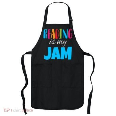 Reading Is My Jam Apron