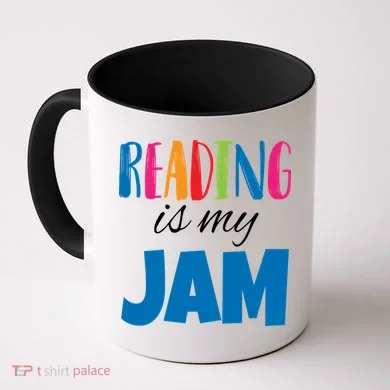 Reading Is My Jam Coffee Mug