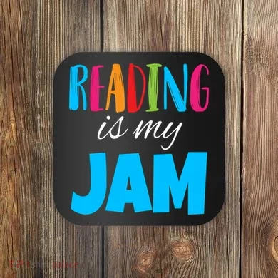 Reading Is My Jam Coaster