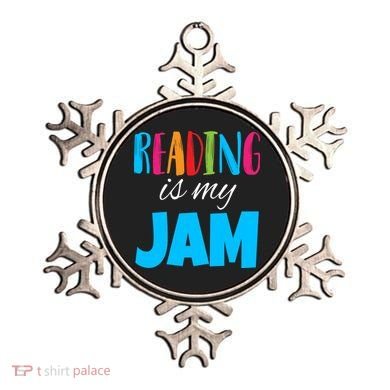 Reading Is My Jam Ornament