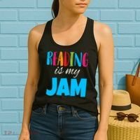 Reading Is My Jam Women's Tank Top thumb 2