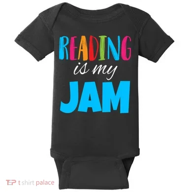 Reading Is My Jam Baby Bodysuit