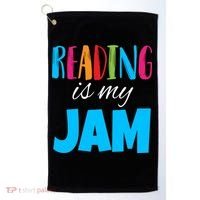 Reading Is My Jam Golf Towel thumb 0