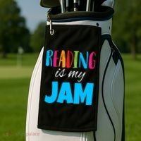 Reading Is My Jam Golf Towel thumb 2