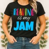 Reading Is My Jam Women's T-Shirt thumb 2