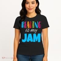 Reading Is My Jam Women's T-Shirt thumb 4
