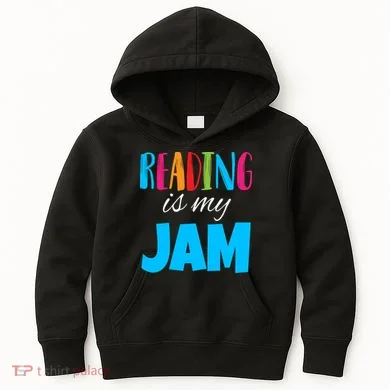 Reading Is My Jam Kids Hoodie