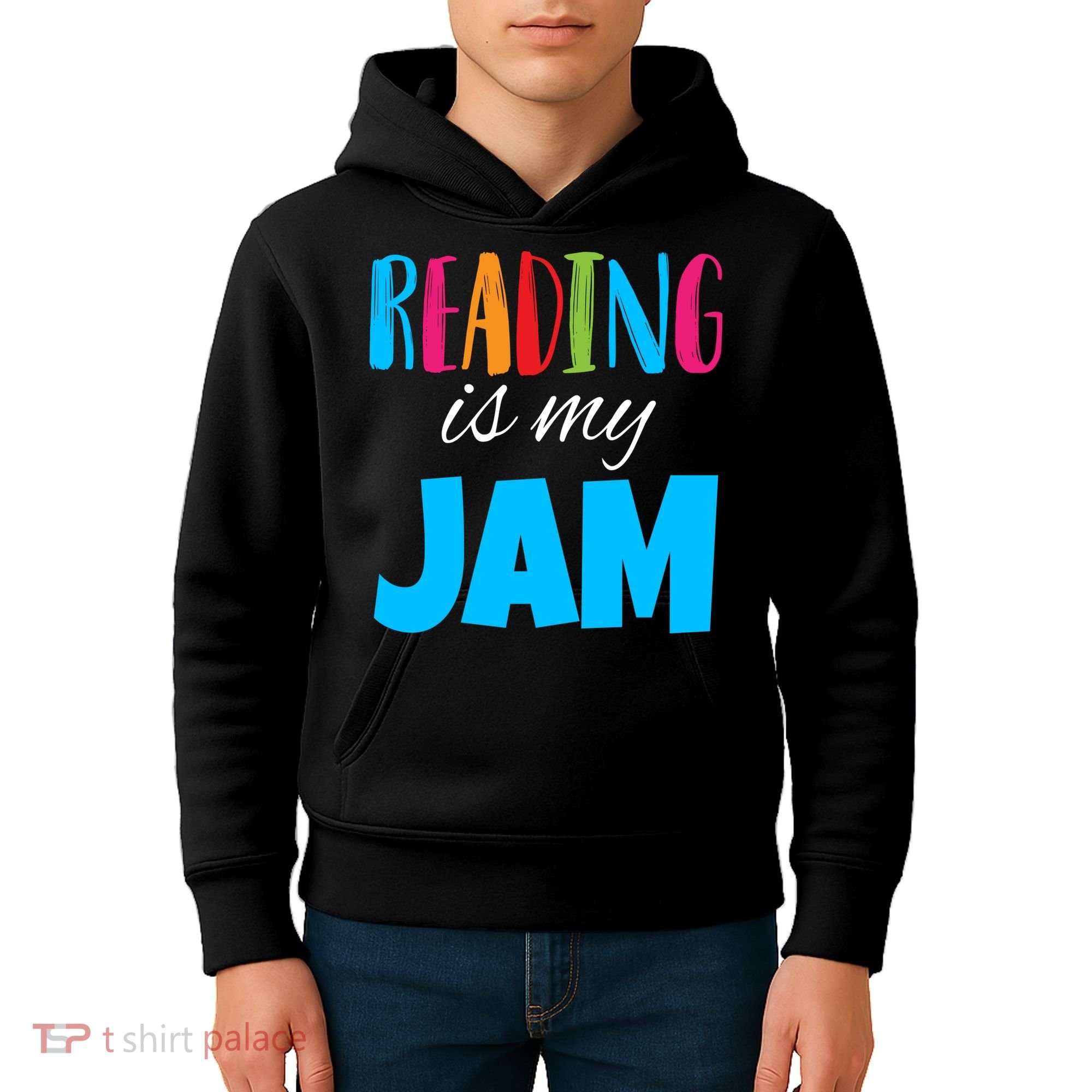 Reading Is My Jam Kids Hoodie