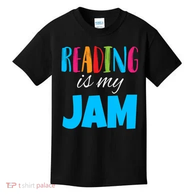 Reading Is My Jam Kids T-Shirt