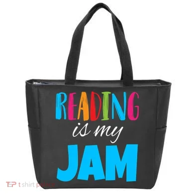 Reading Is My Jam Tote Bag