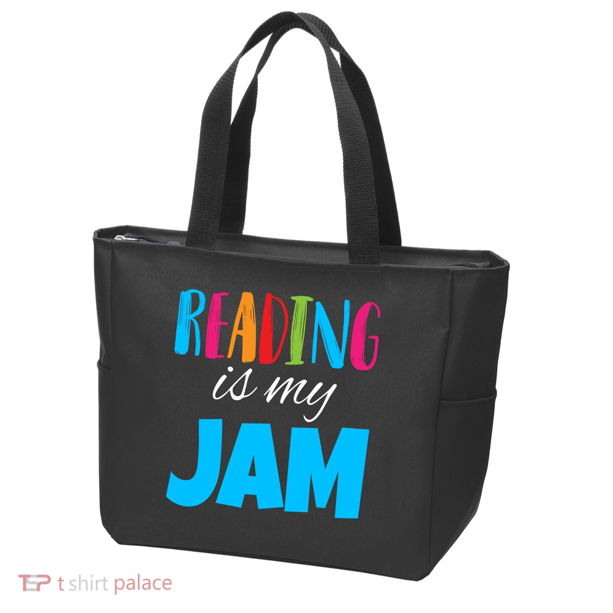 Reading Is My Jam Tote Bag