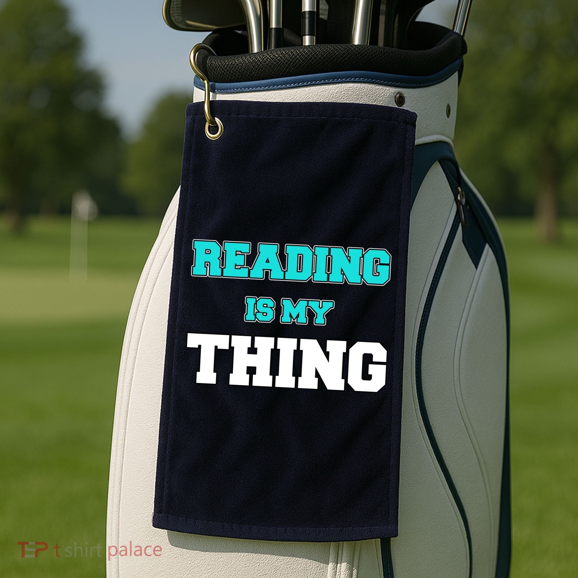 Reading Is My Thing Golf Towel